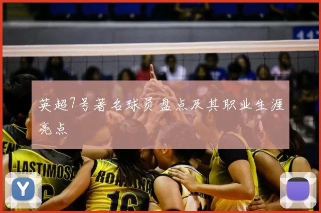 英超7号著名球员盘点及其职业生涯亮点